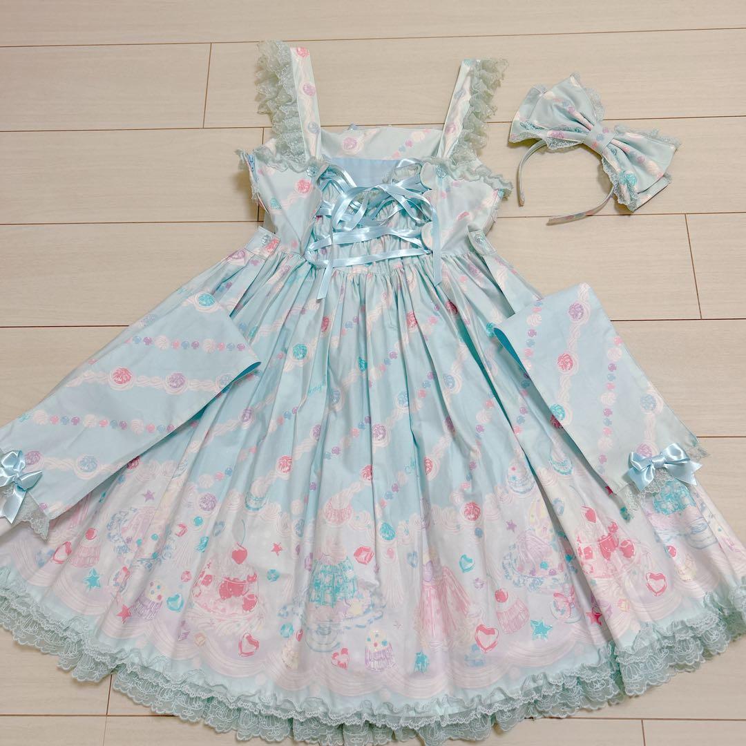 AngelicPretty ジュエリージュレJSK カチューシャ ※商品欄要確認