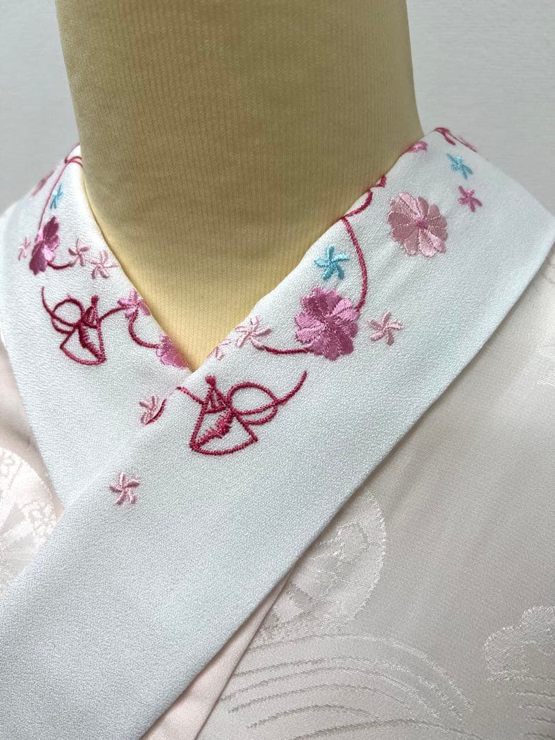 振り袖　フルセット　別誂長襦袢　金彩加工　刺繍入り　全通袋帯　長尺帯締め　850