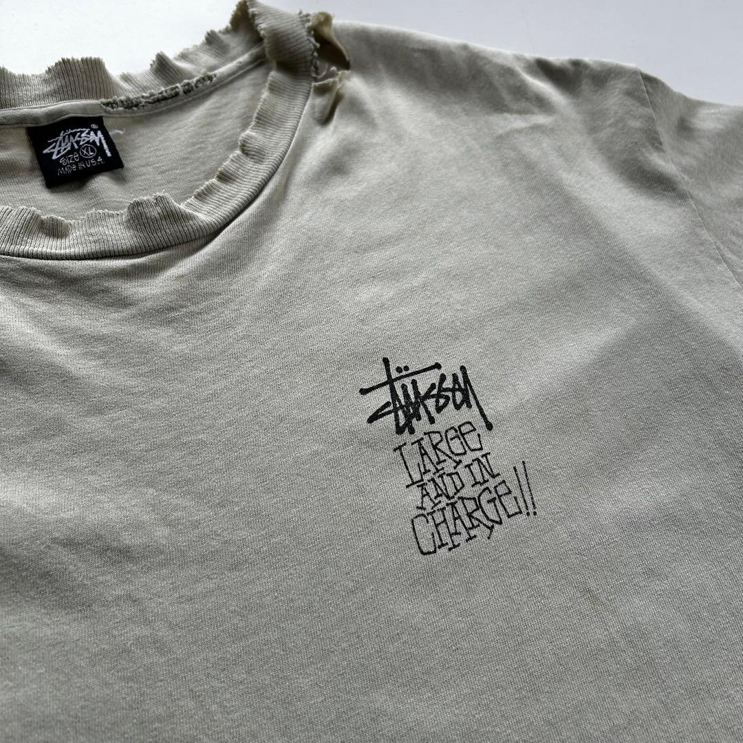 XL 】 80s old stussy キングエレファント Tシャツ 象 王冠