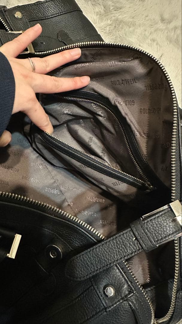 【非売品】ベンツ黒 レザー ボストンバッグ