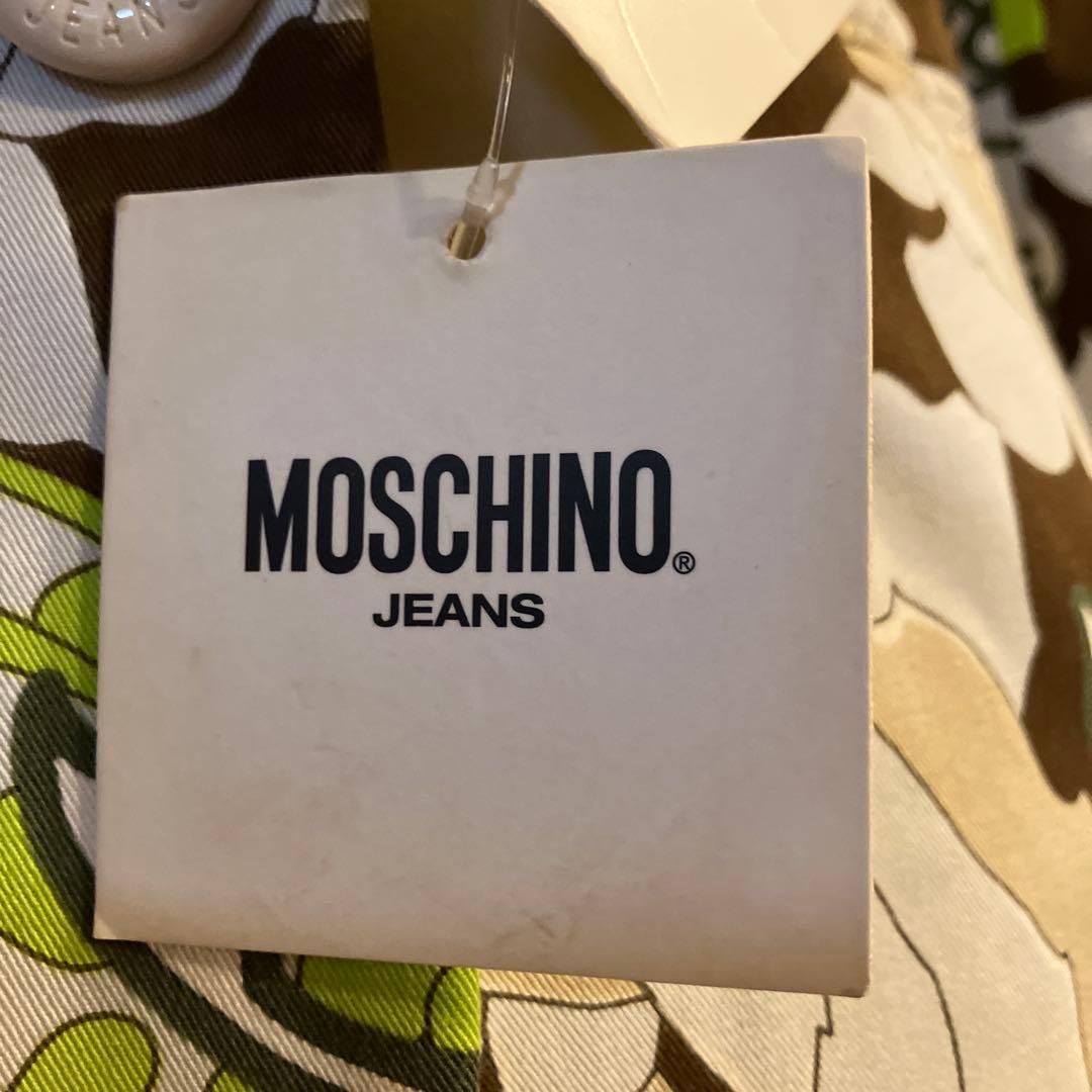 未使用タグ付　MOSCHINO jeansイタリア製　花柄　総柄　ジャケット　M
