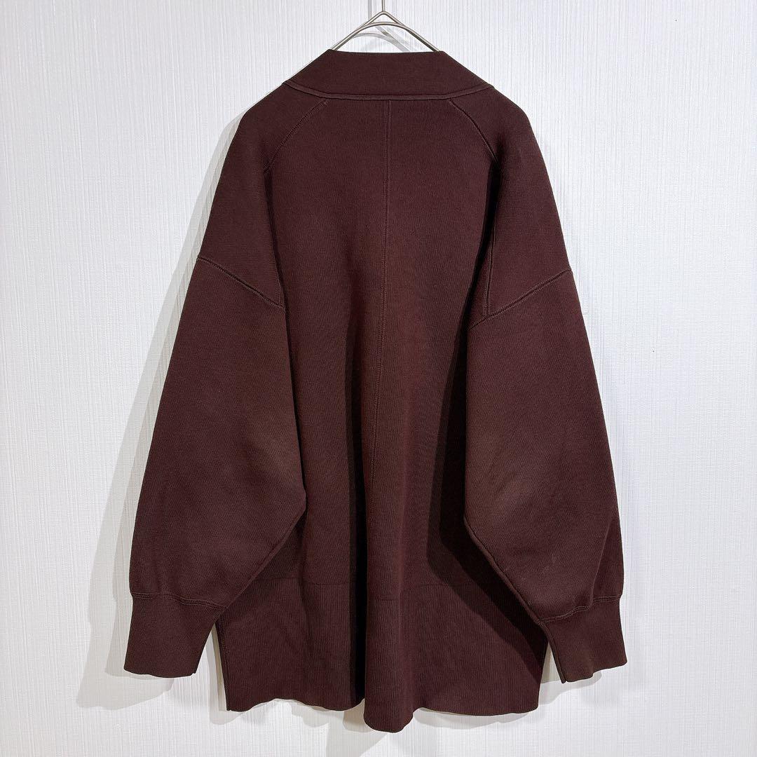 即完売品◇ADAM ET ROPÉ アダムエロペ　ハートボタンミドルカーディガン
