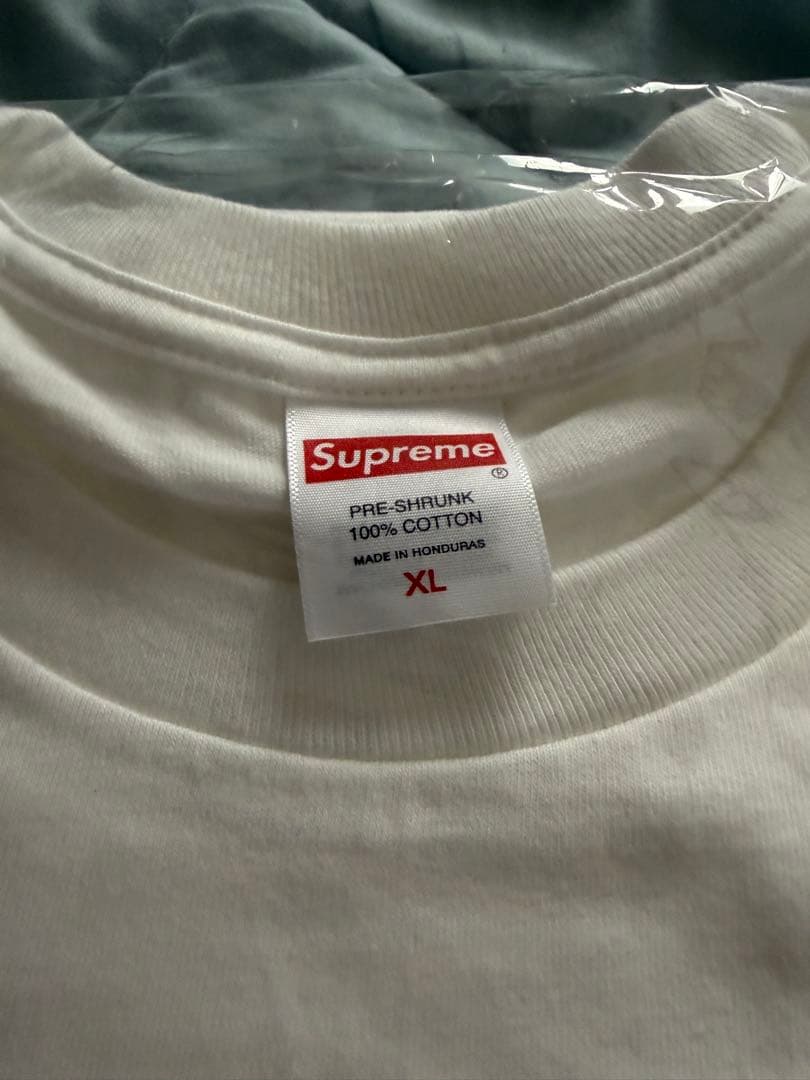 トップス XL supreme duck tee white