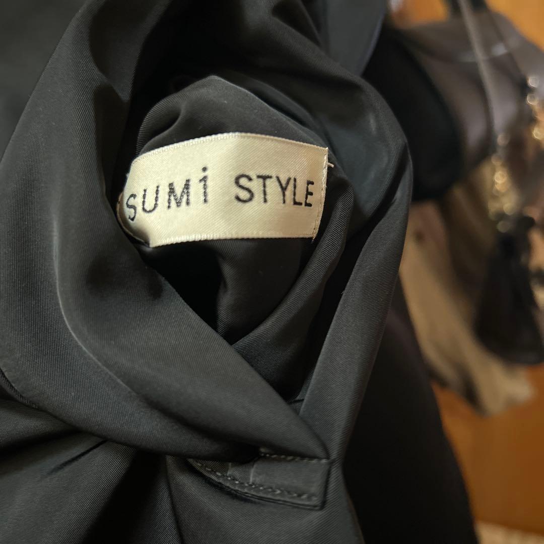 ブラックモッズコート イアパピヨネ　SUMi STYLE