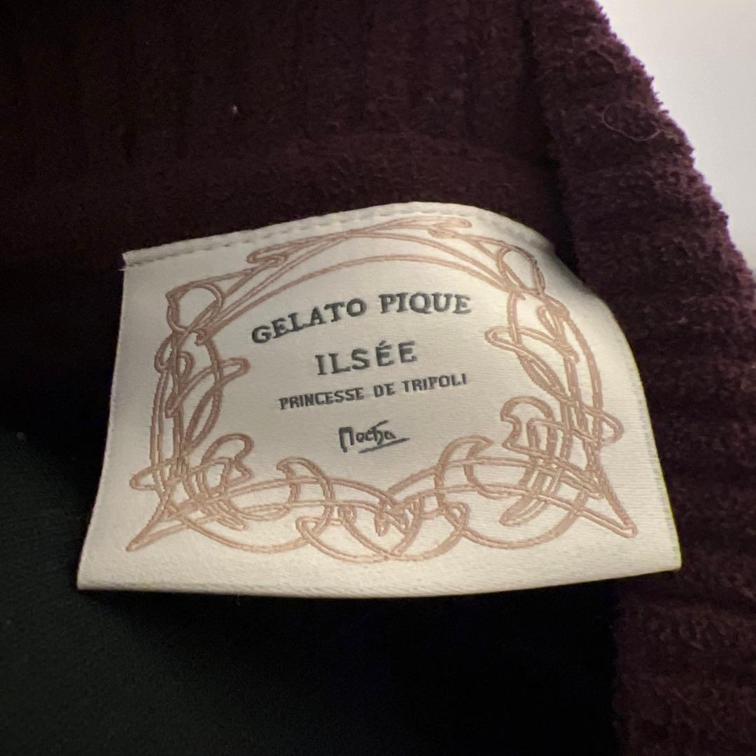 GELATO PIQUE 花柄ニットカーディガン ILSÉE