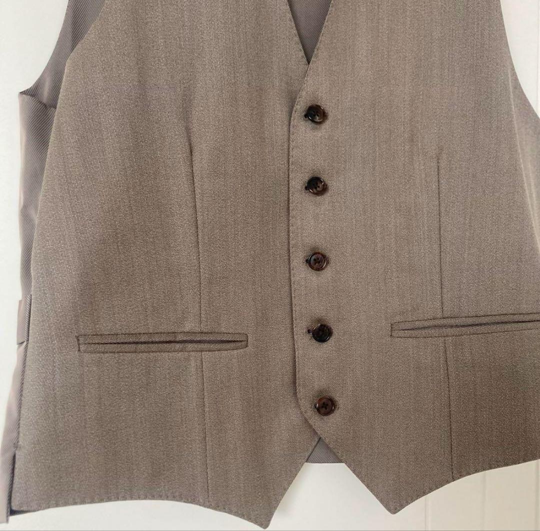 RING JACKET ３ピーススーツ　リングヂャケット　46 ベージュ