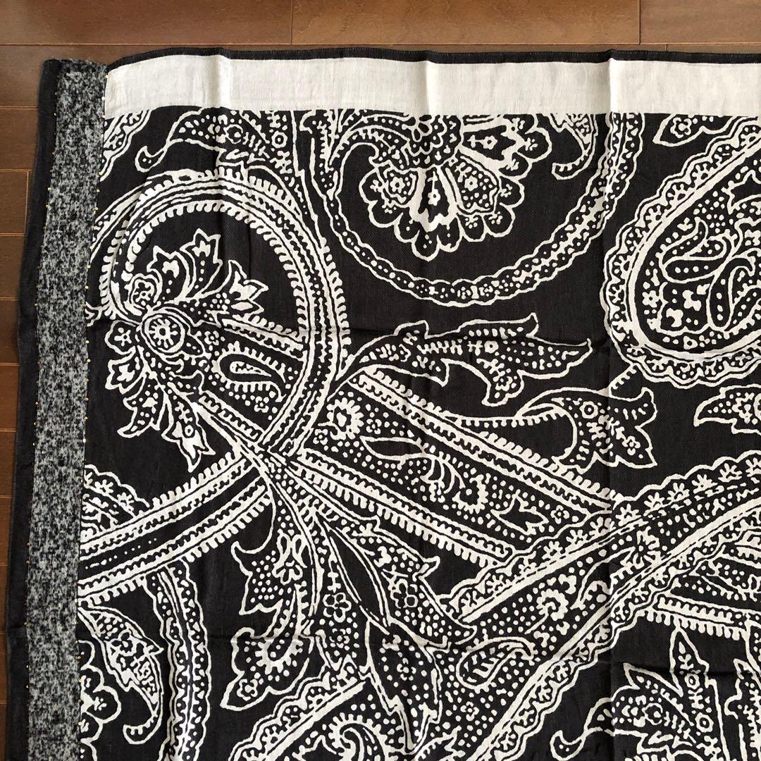 ETRO ひざ掛け　ショール　ペイズリー　大判　ストール　エトロ