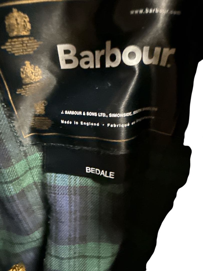 英国 Barbour BEDALE ビデイル ネイビー オイルドジャケット 正規