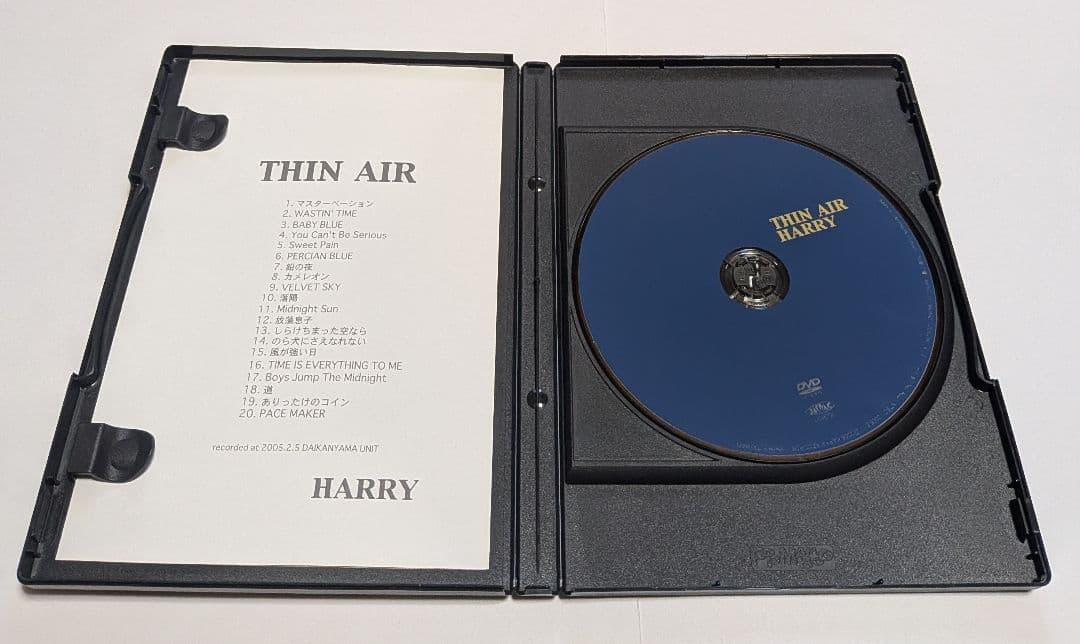 HARRY THIN AIR DVD レア！村越弘明