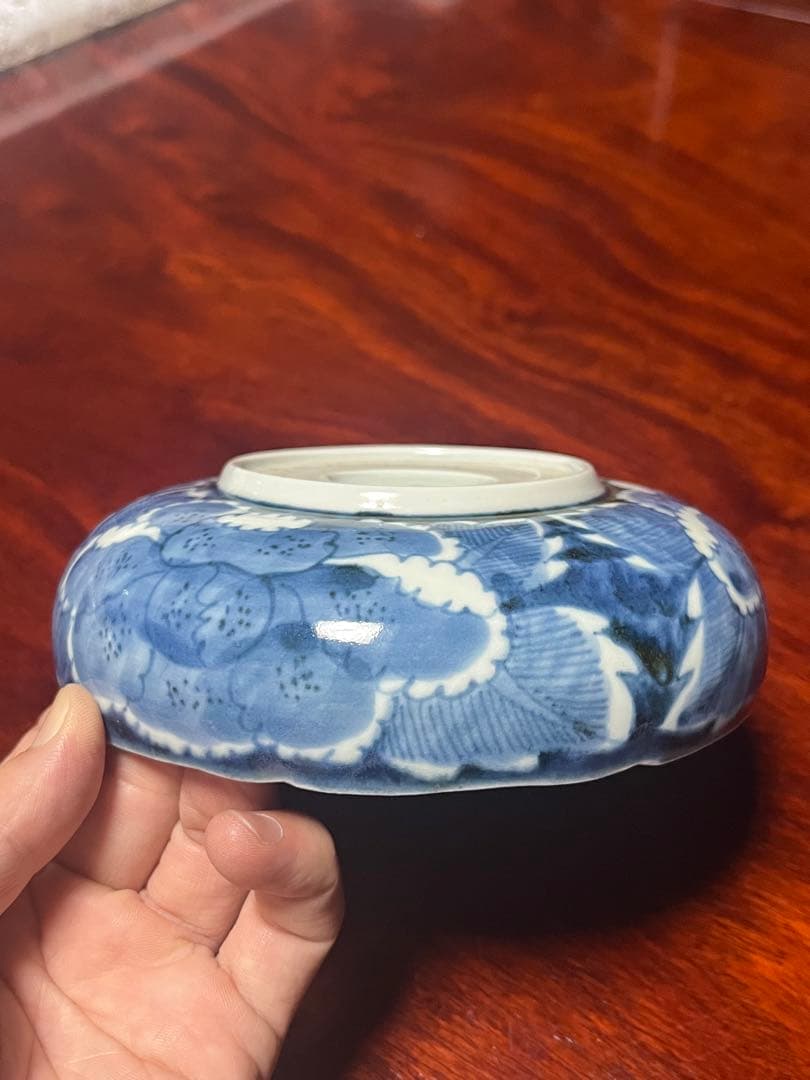 古伊万里　総牡丹　無傷完品　膾皿　牡丹　草花　膾皿　ぼたん　なます