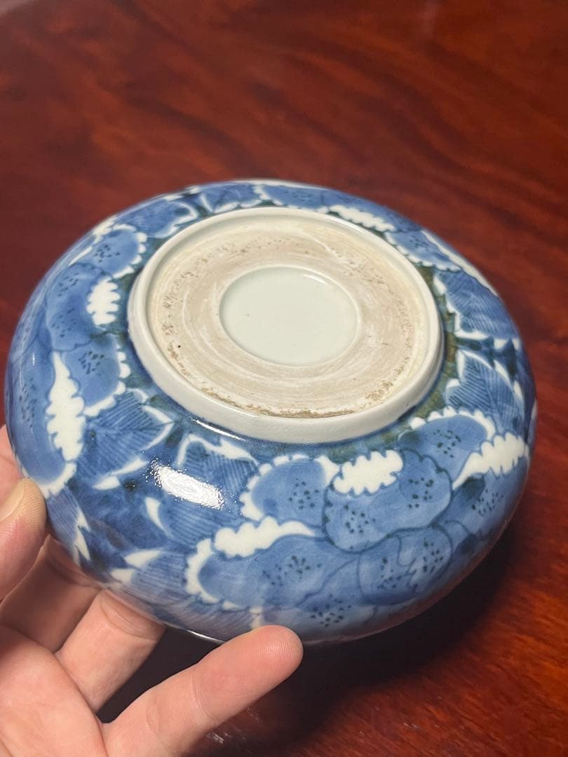 古伊万里　総牡丹　無傷完品　膾皿　牡丹　草花　膾皿　ぼたん　なます