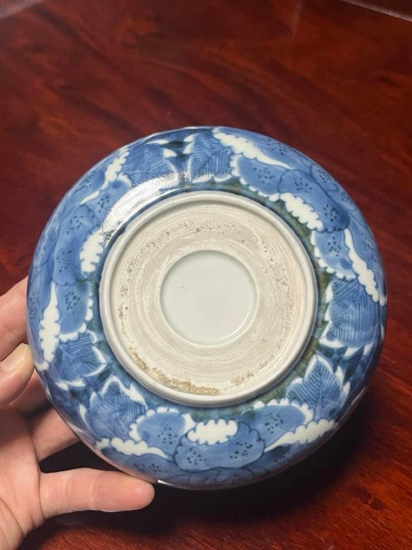 古伊万里　総牡丹　無傷完品　膾皿　牡丹　草花　膾皿　ぼたん　なます