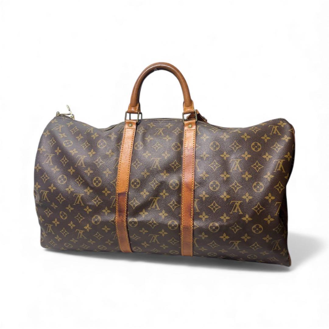 Louis Vuitton ルイヴィトン キーポル55 モノグラム ボストン