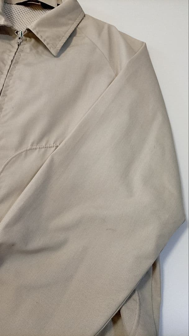 Sears ドリズラージャケット TALONジップ USA古着 ベージュ M