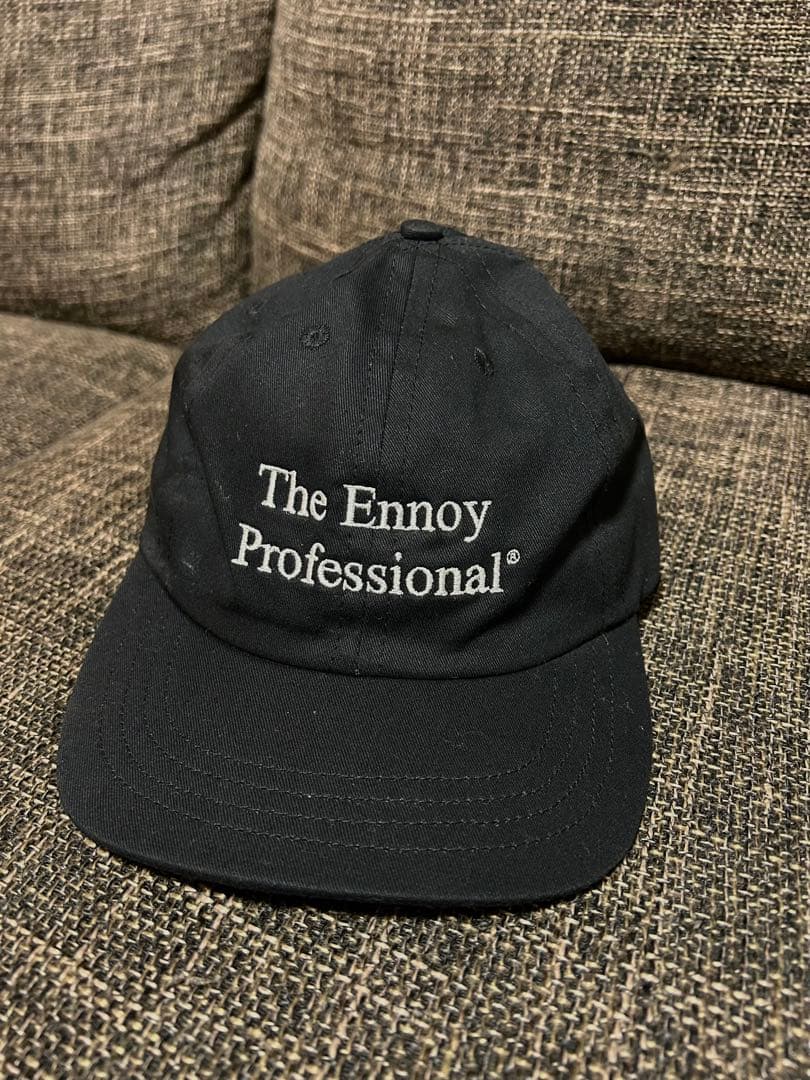 正規購入品☆エンノイ ennoy シンプルコットンキャップ ブラック☆