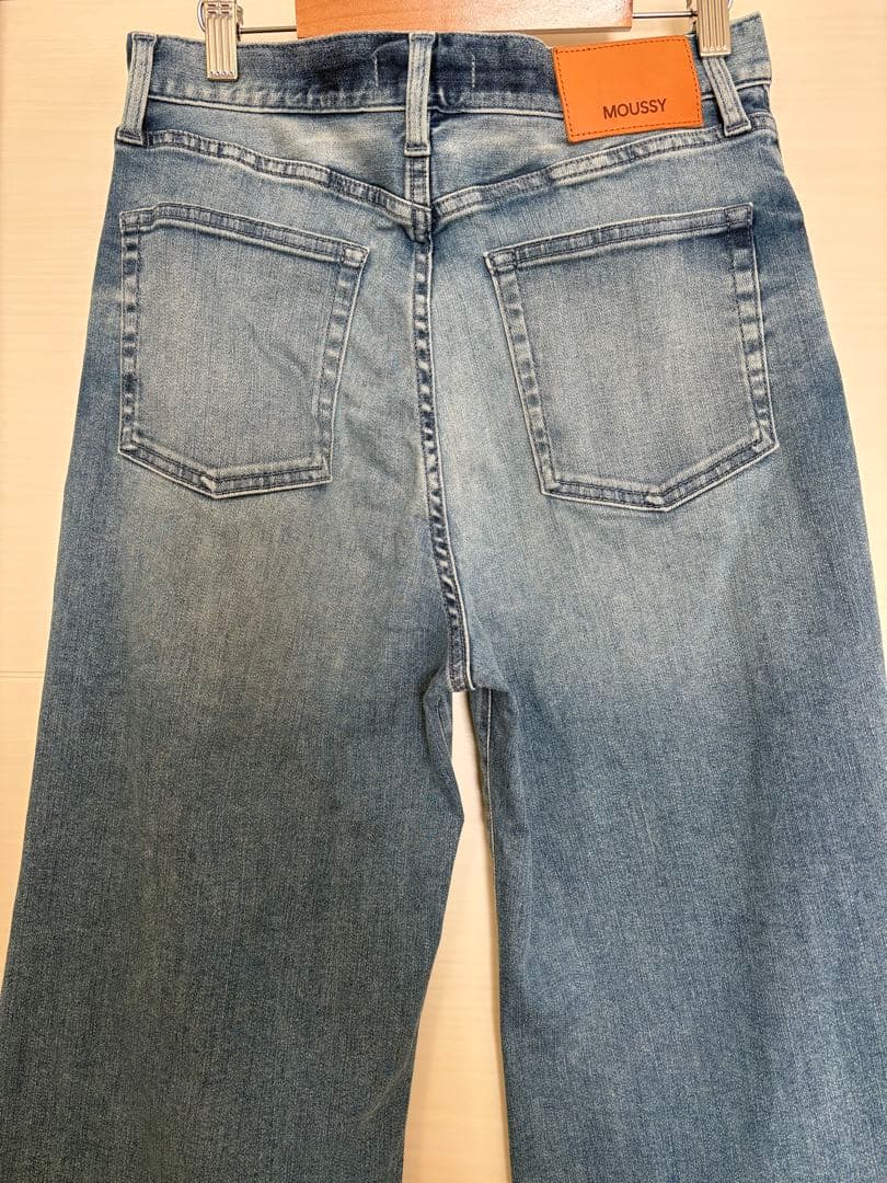 【MOUSSY】 ADVANCED LONG LEG フレア デニム 26