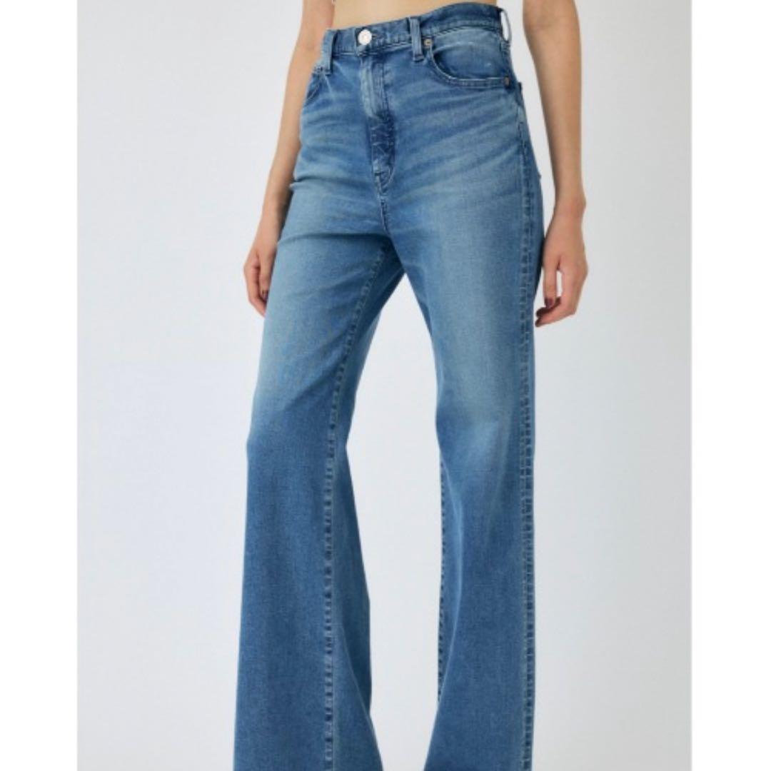 【MOUSSY】 ADVANCED LONG LEG フレア デニム 26