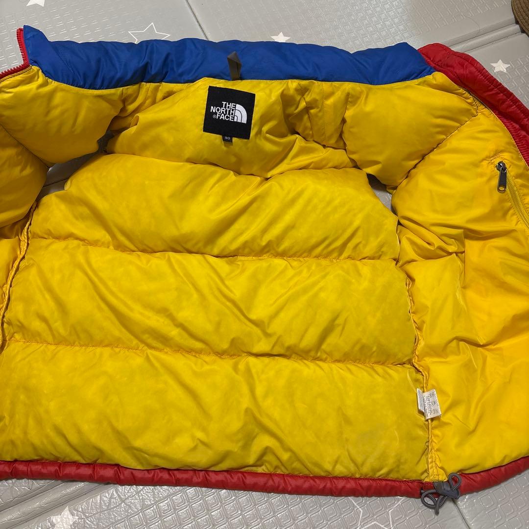 リ*ウ様 THE NORTH FACE ダウンベスト 赤青黄