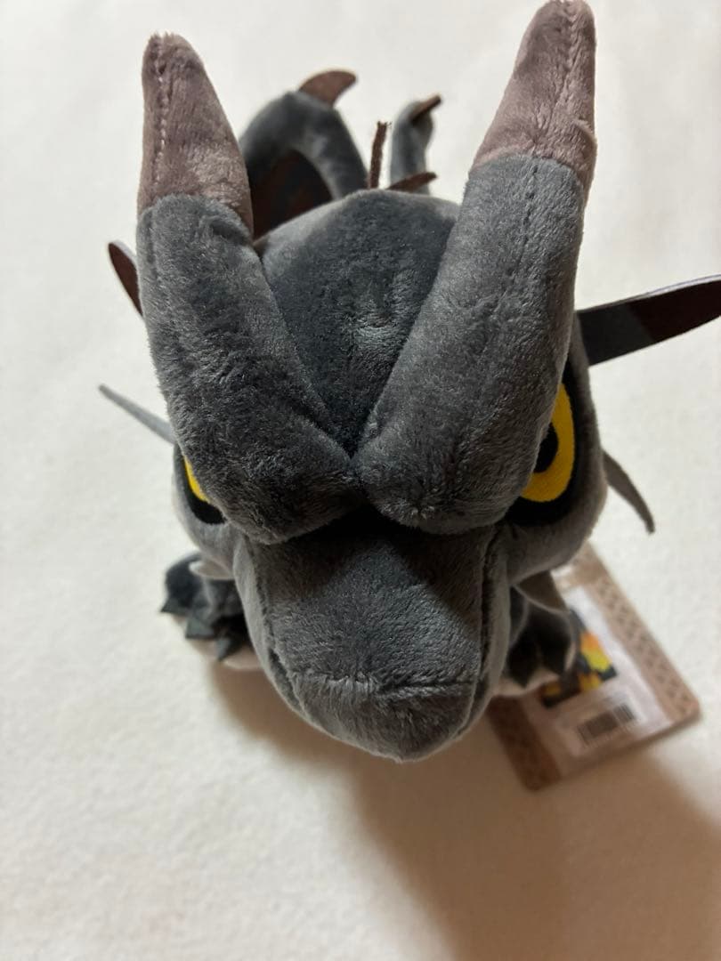 タグ付き　モンスターハンター デフォルメぬいぐるみ 黒龍 ミラボレアス