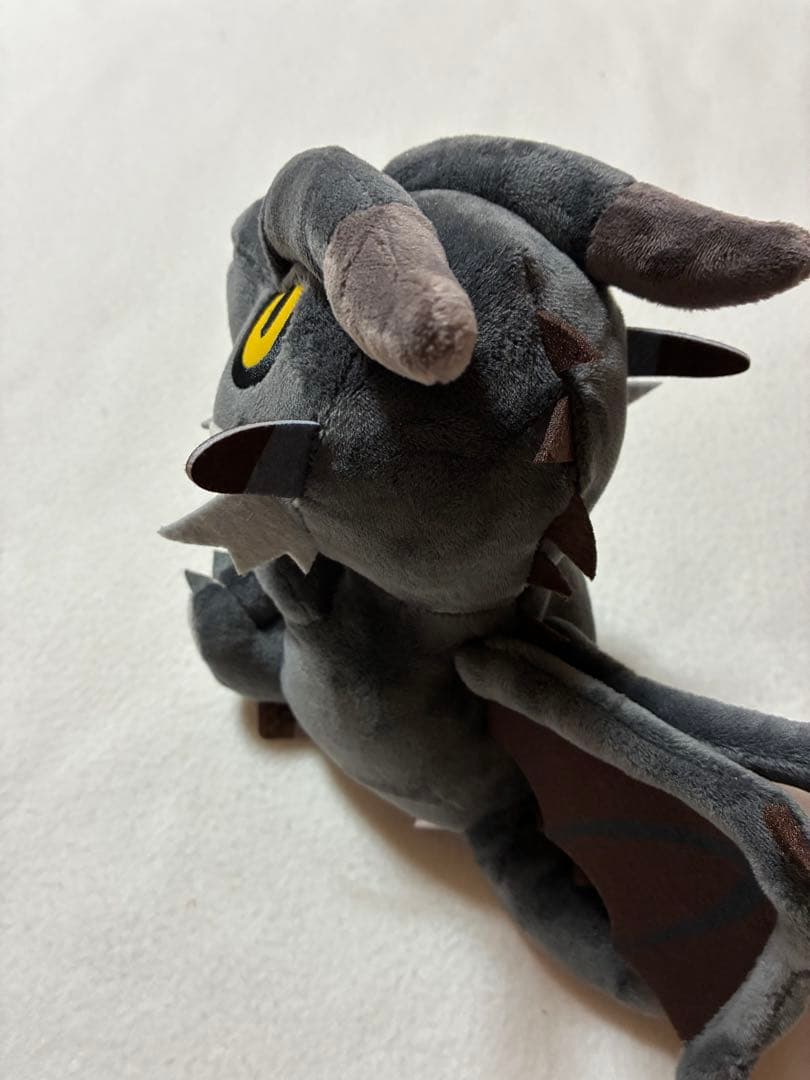 タグ付き　モンスターハンター デフォルメぬいぐるみ 黒龍 ミラボレアス