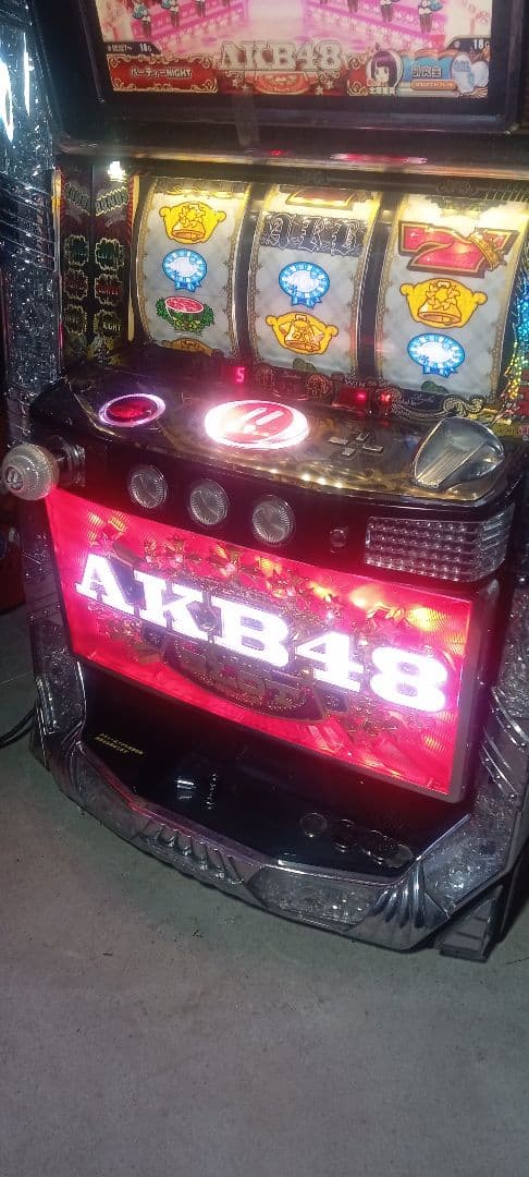 送料込　パチスロ　実機　京楽　AKB48 家庭用電源　裏ロム付　ドアキー設定キー