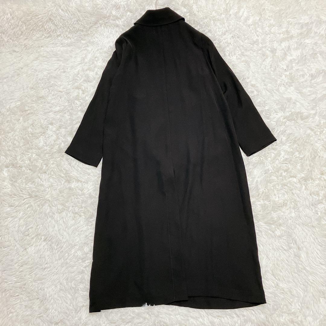 新品タグ付 Unpeu Femme 襟デザイン ロングコート 黒 ブラック