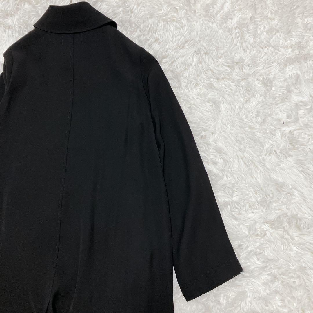 新品タグ付 Unpeu Femme 襟デザイン ロングコート 黒 ブラック