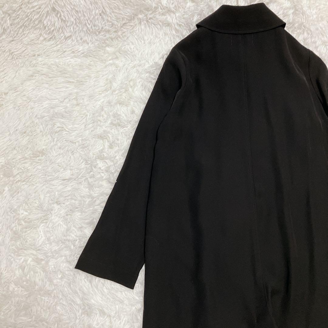 新品タグ付 Unpeu Femme 襟デザイン ロングコート 黒 ブラック