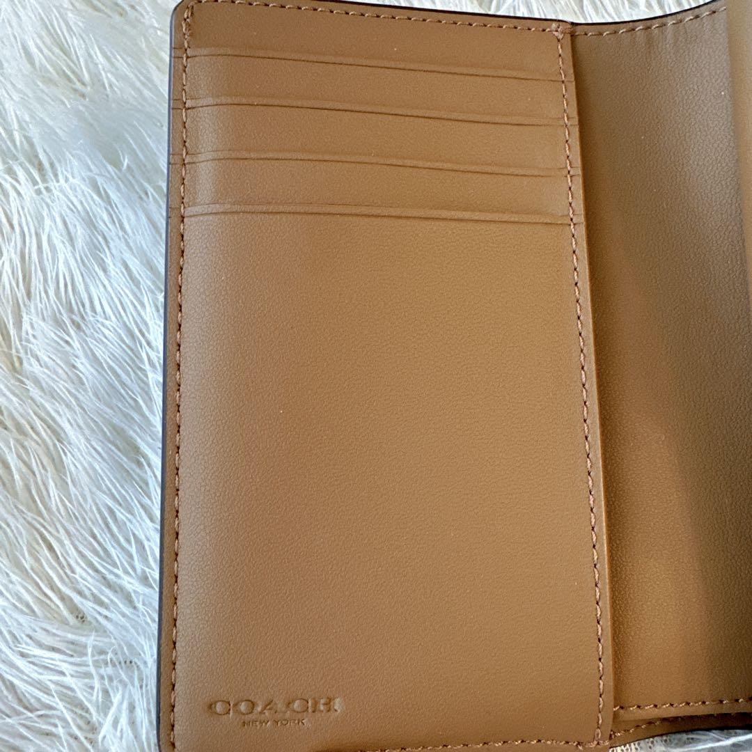 美品 COACH チェリー柄 二つ折り財布