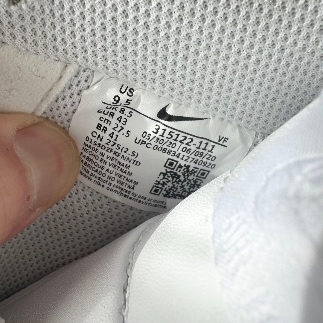 美品 Nike Air Force 1 '07 ホワイト US9 1/2 ナイキ