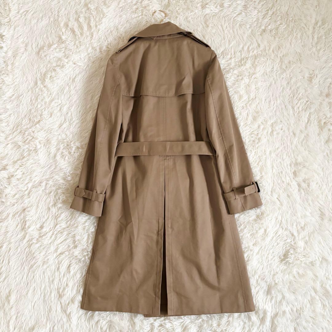ハイク トレンチコート ロング ベルト ライナー 2way コットン ベージュ