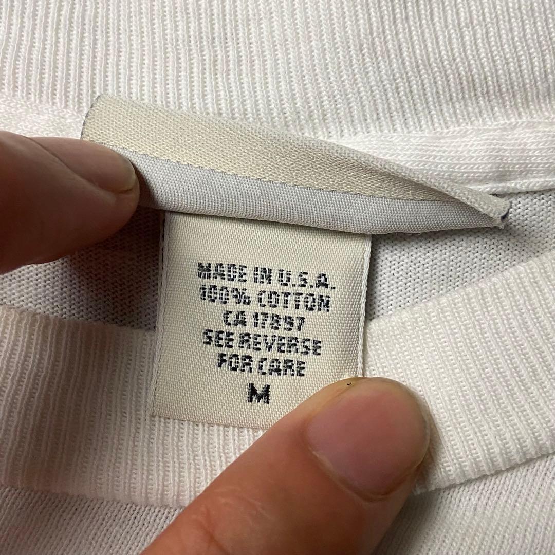 90s USA製 バナナリパブリック 半袖tシャツ 両面プリント Mサイズ