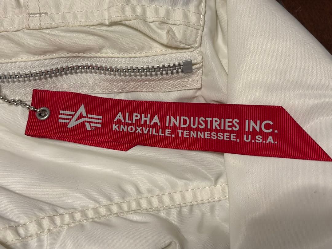 ALPHA INDUSTRIES MA-1ジャケット M ホワイト