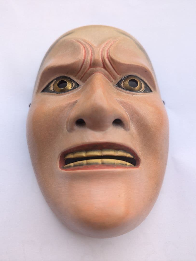 彫刻・オブジェ Wooden Noh Mask