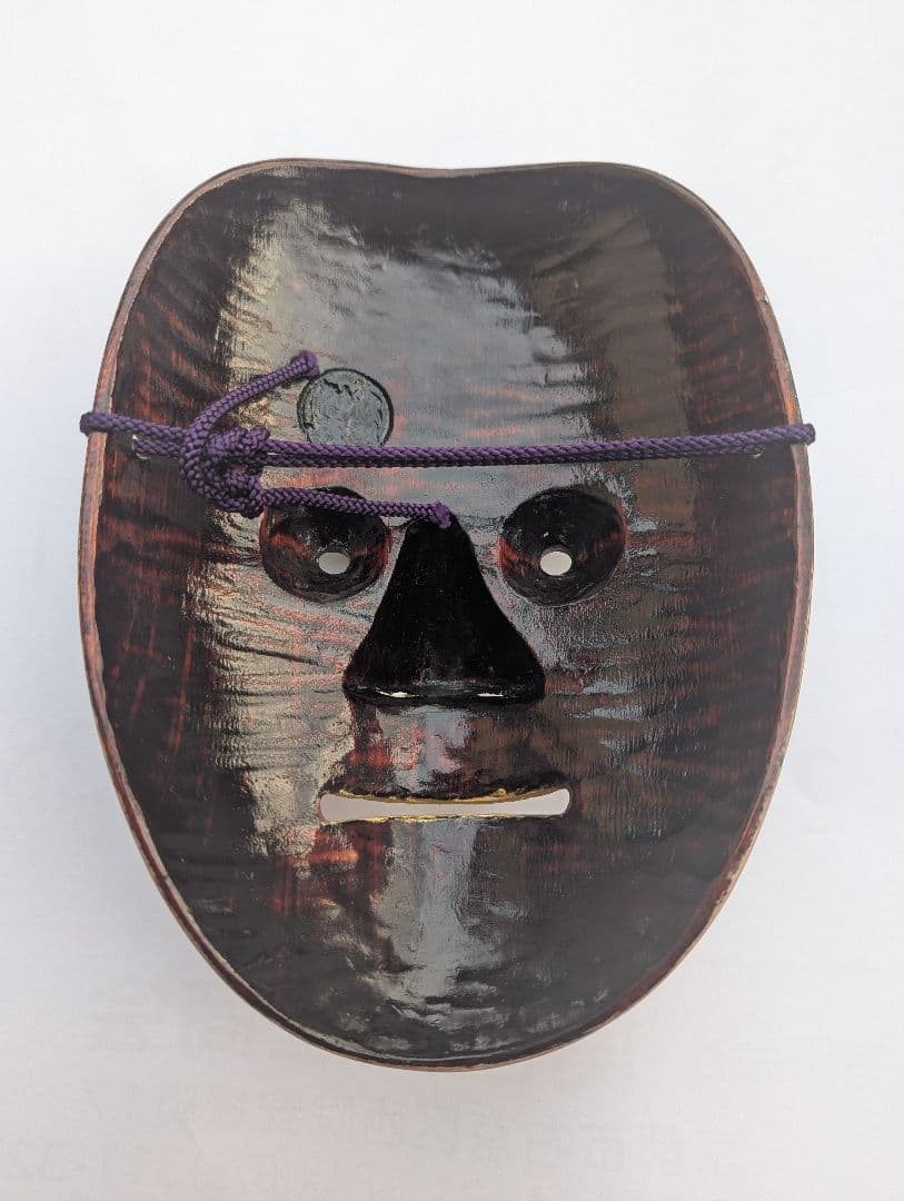 彫刻・オブジェ Wooden Noh Mask