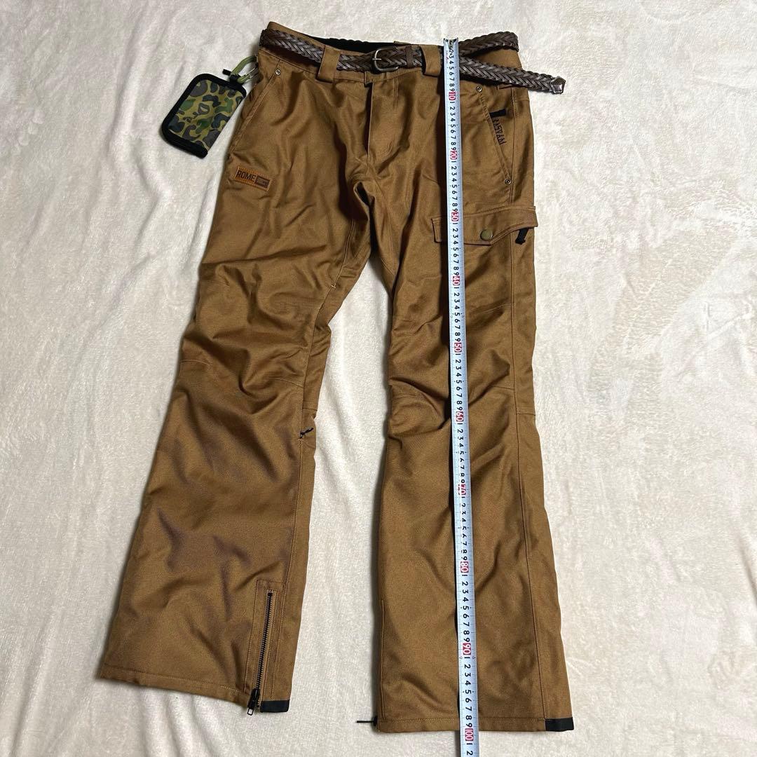 【まとめ売り】ROME SDS スノボーウェア 上下セット ＋ベルト 小物ケース