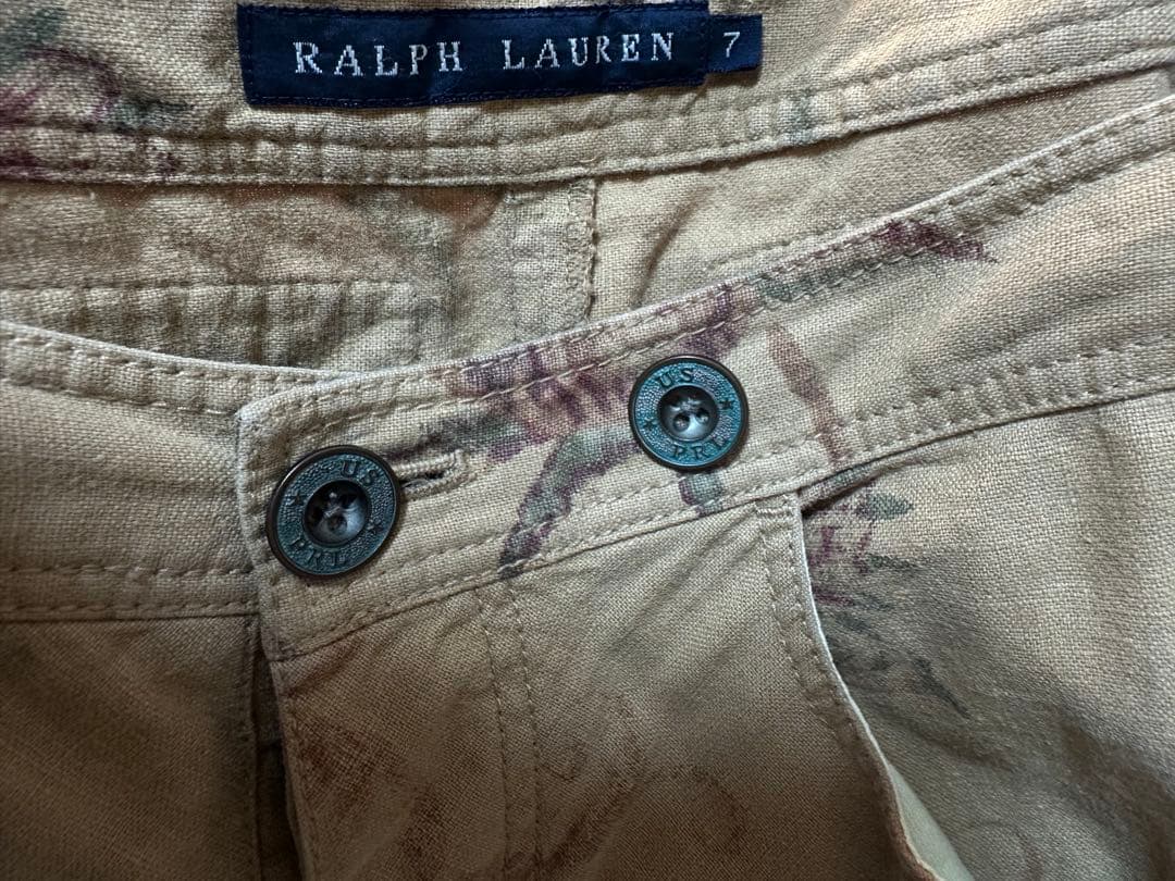 ガネーシャ RALPH LAUREN ラルフローレン リネン混 ロング