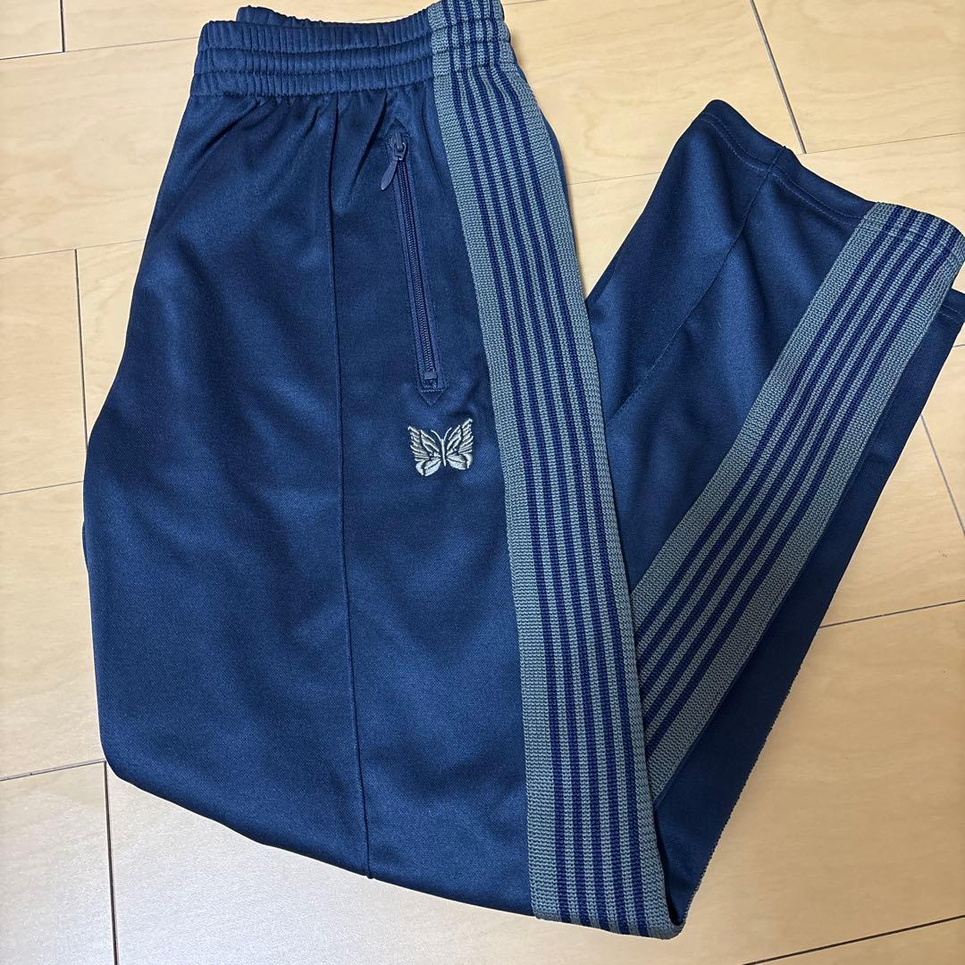 Needles トラックパンツ　ネイビー　S　ストレート