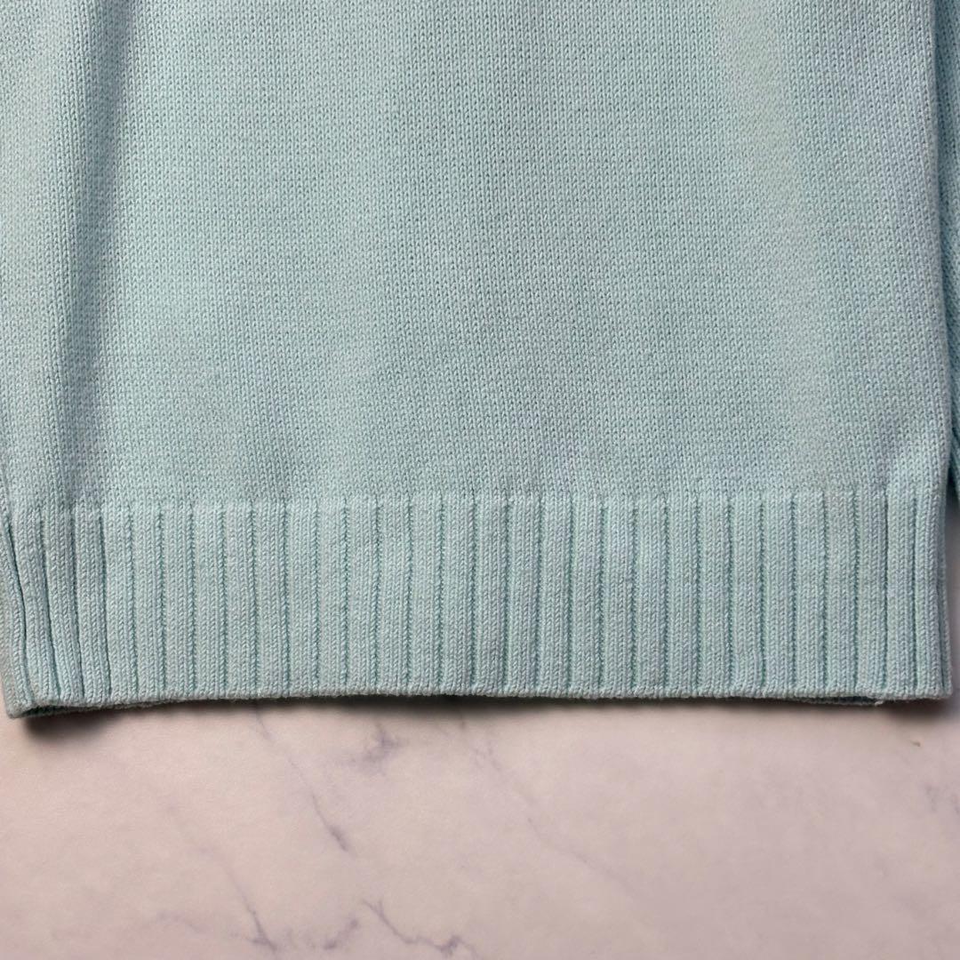 バーバリーブルーレーベル カーディガン ホースロゴ 刺繍 ステッチ