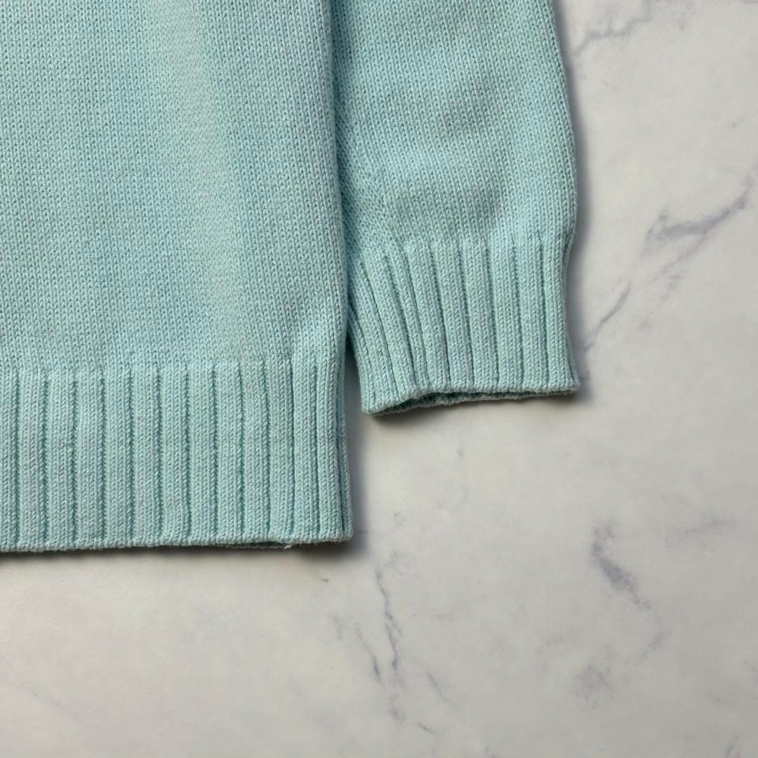 バーバリーブルーレーベル カーディガン ホースロゴ 刺繍 ステッチ