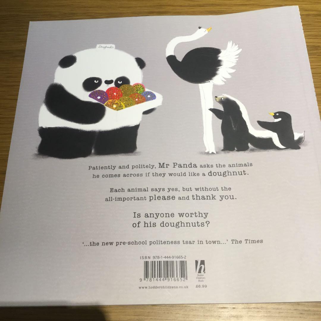 著者サイン本 Please Mr Panda 英語絵本 3冊