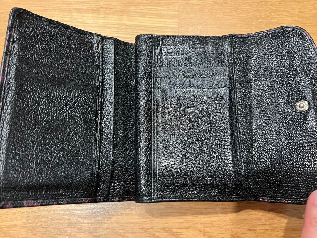 MIUMIU MADRAS マドラス 三つ折財布