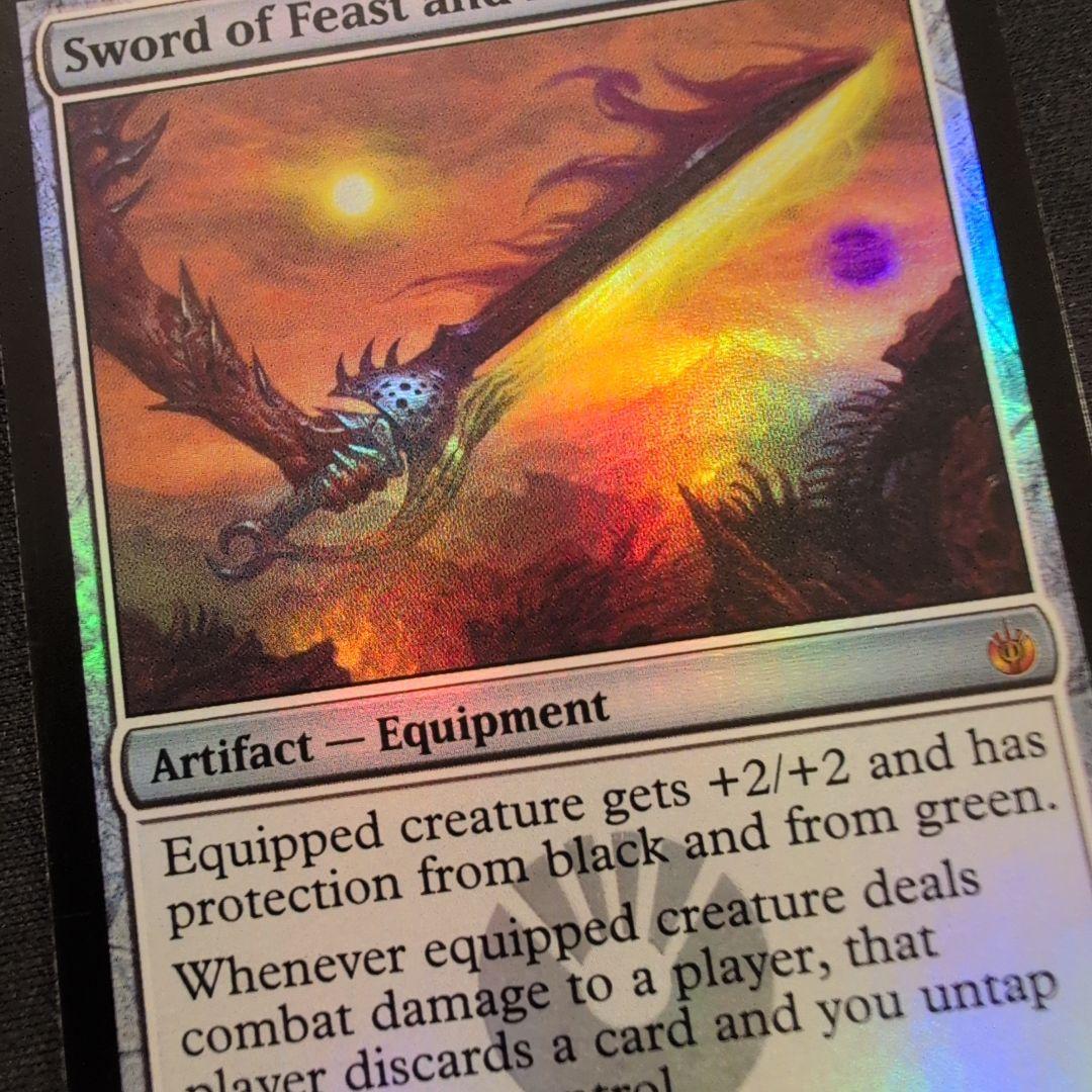 MTG 饗宴と飢餓の剣 MBS Foil 英語版