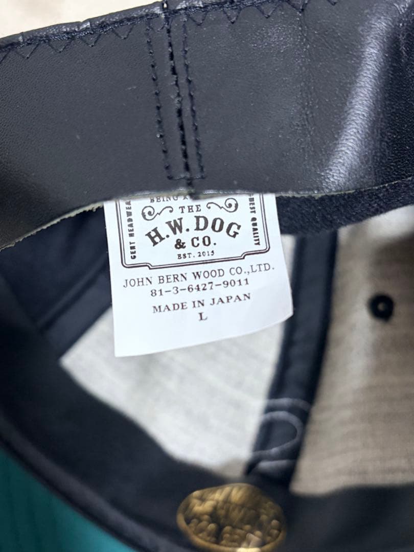 A.G.SPALDING＆BROS H.W.DOG&CO. コラボCAP 黒 L