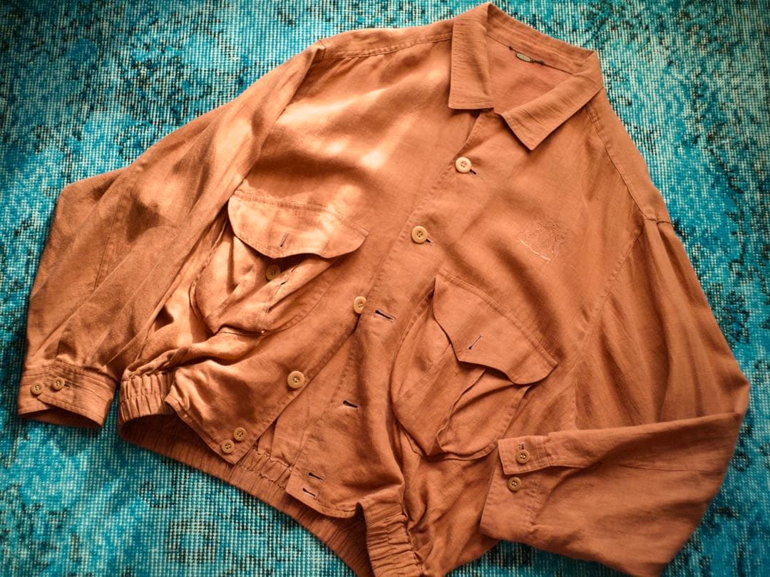 ジャケット・アウター 90s VALENTINO GARAVANI design linen jkt