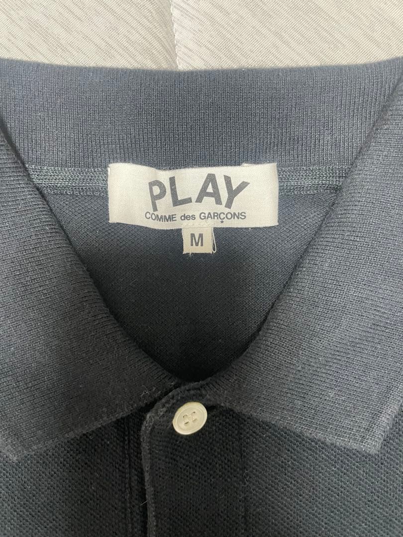 PLAY COMME des GARÇONS ブラックポロシャツ M