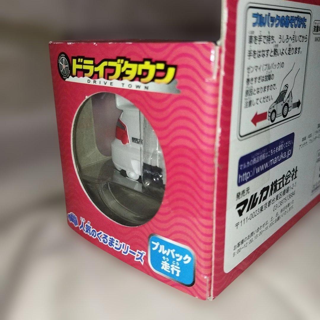 DRIVE TOWN 120 インプレッサWRX ホワイト プルバックミニカー