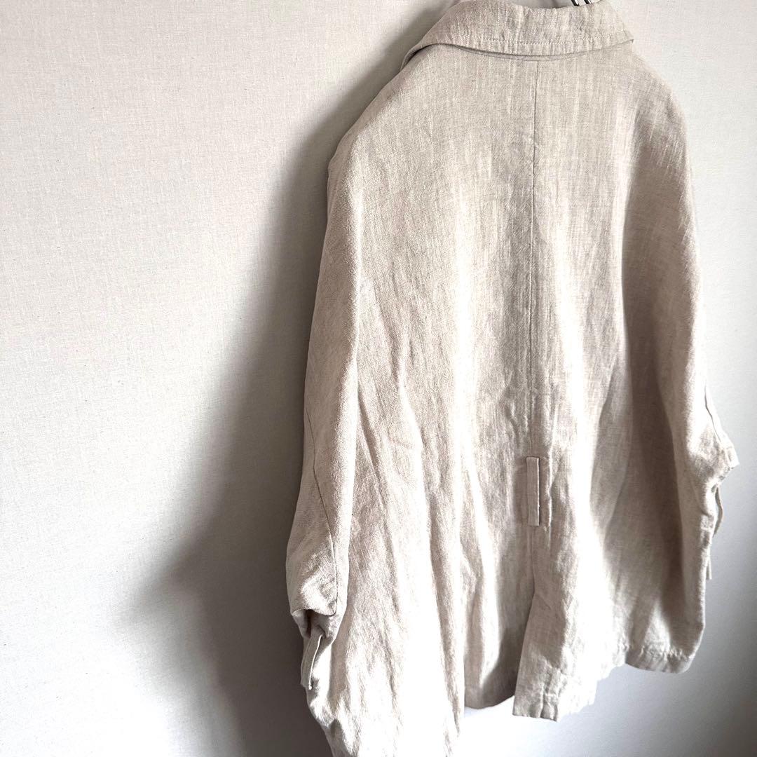 〈 ETRÉ TOKYO 〉Linen Blend Jacket ベルト付き ＊