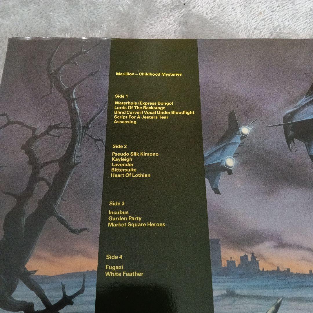 Marillion live盤レコード2枚組 IRONMAIDEN　メガデス