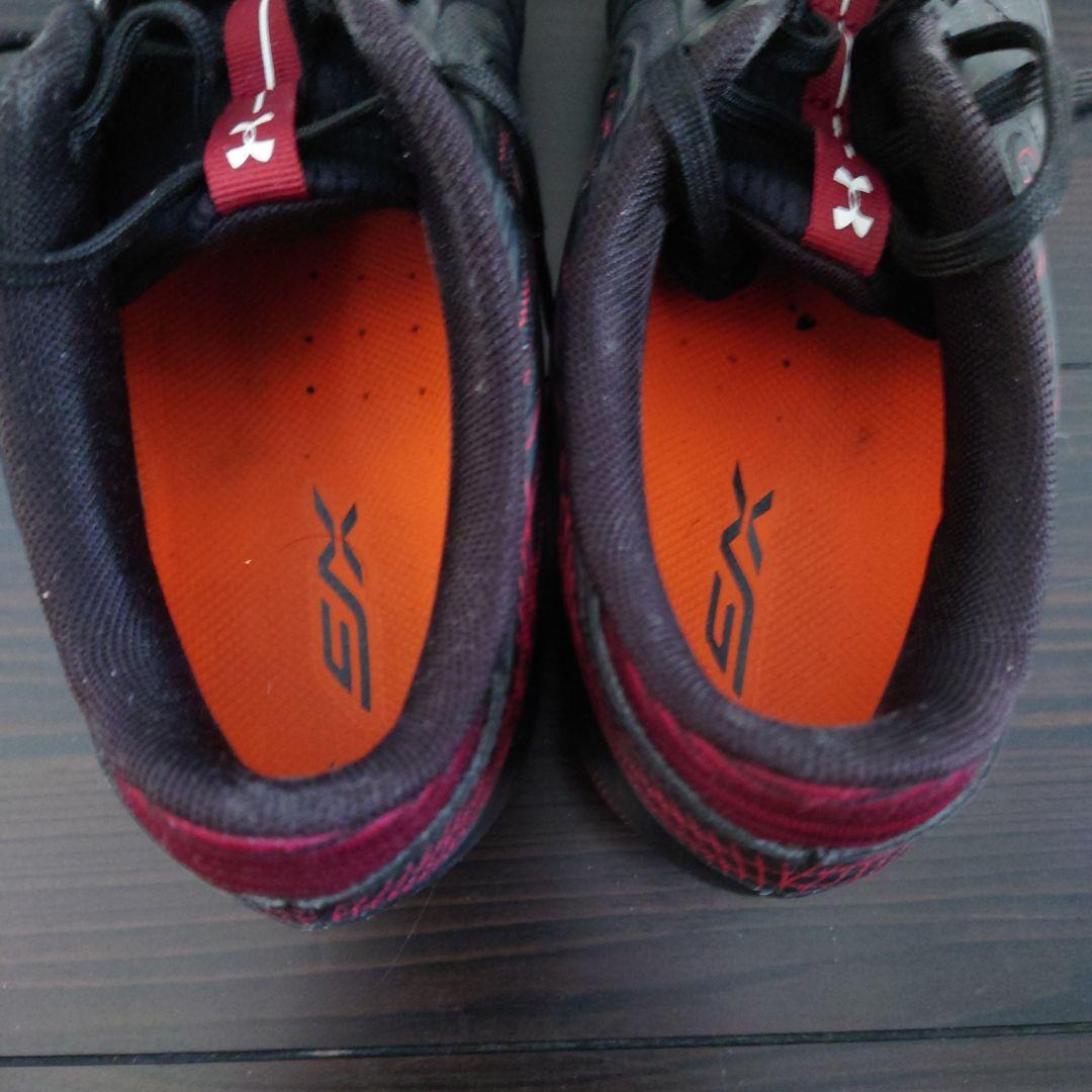 Under Armour Nitro スパイク 黒/赤　28センチ
